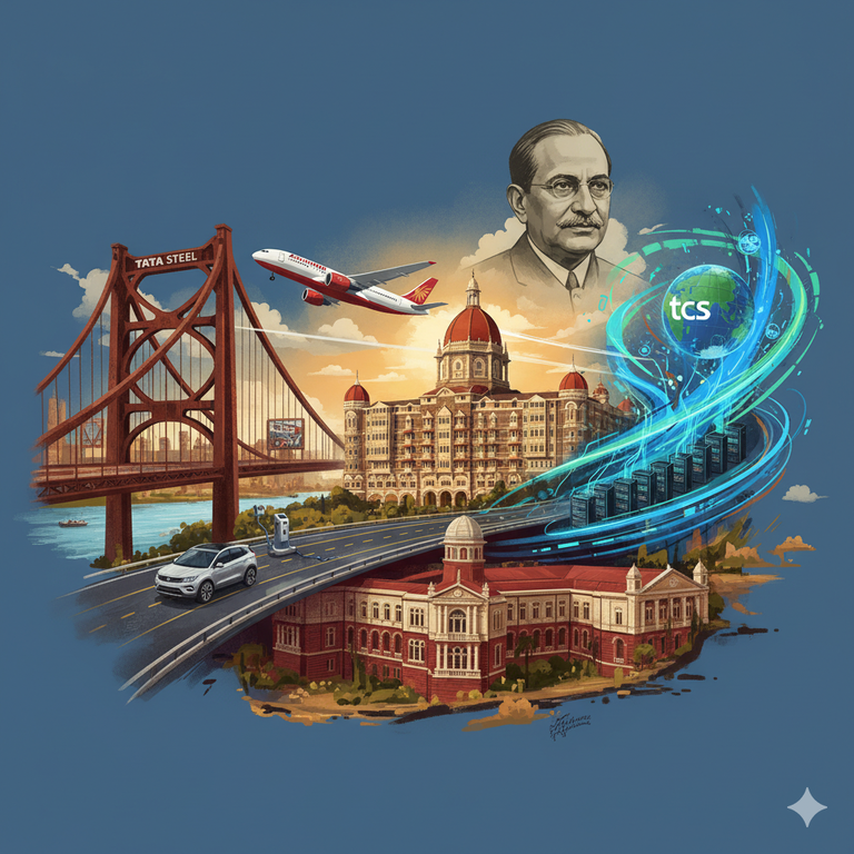 A Story of Building India - The Tata Group - Cover Image